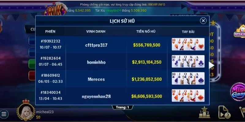 Đánh giá của khách hàng về game bài Rikvip
