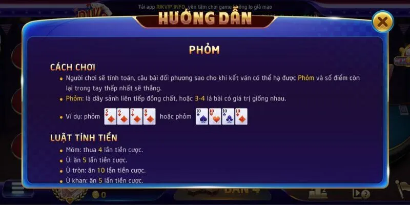 Phỏm Rikvip: Hướng Dẫn Chơi & Mẹo Thắng Lớn Từ Cao Thủ